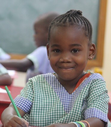 Image d'une eleve de maternelle